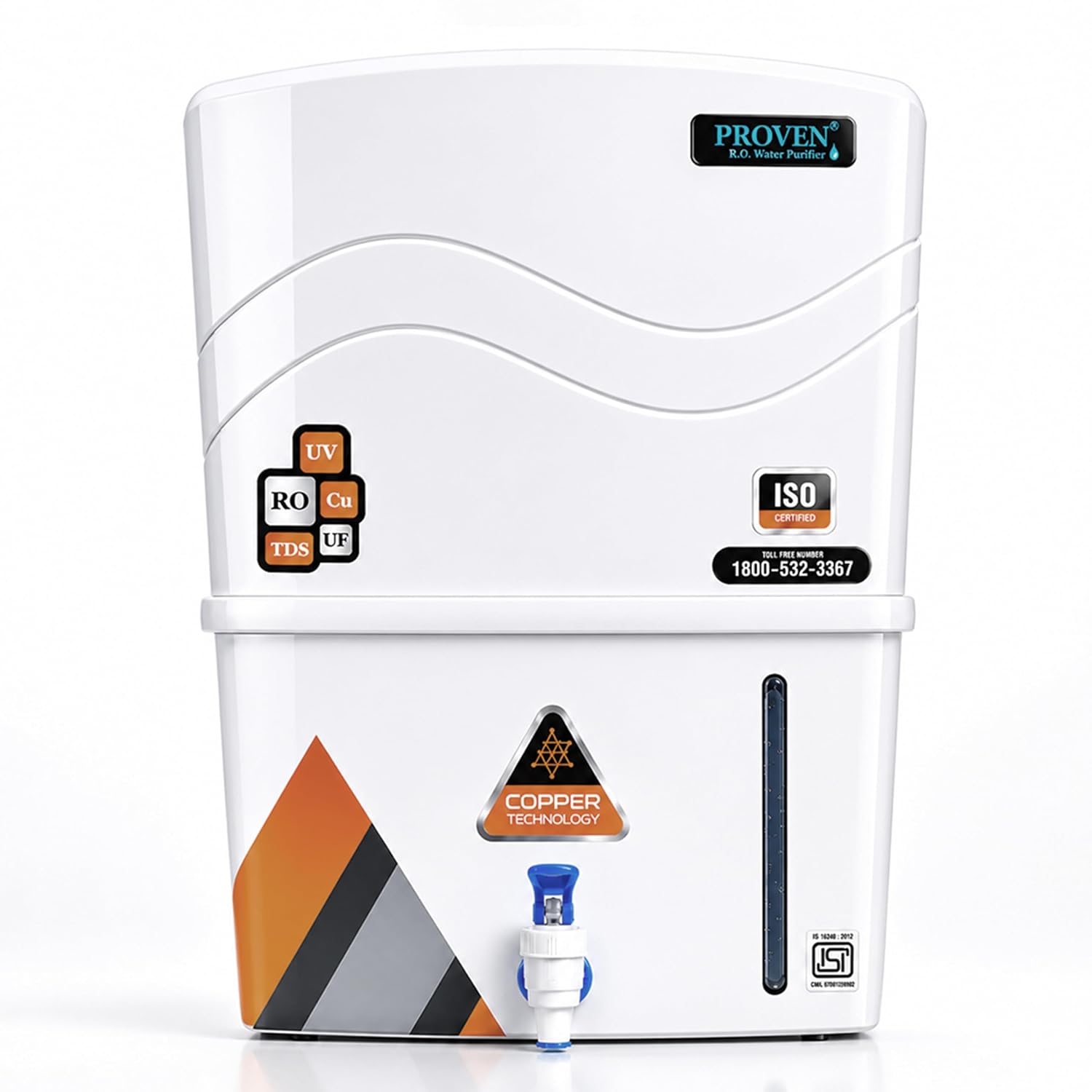 Proven Aqua RO Water Purifier for Home 12L Storage | 12 Stage Purification TDS Adjuster, RO+UV+COPPER+ZINC, Advanced MTDS & HTDS Membrane, Suitable for All Water Types, 1 Year Warranty