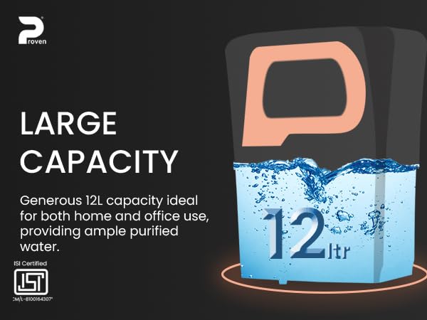 Proven Nexon Aqua Water Purifier for Home RO+UV+UF+TDS | Copper + Mineral Guard + Alkaline | For Borewell & Hard Water | 12L| ISI Approve |12 Stage | Made In INDIA | Saves 60% water| 1 year Warranty