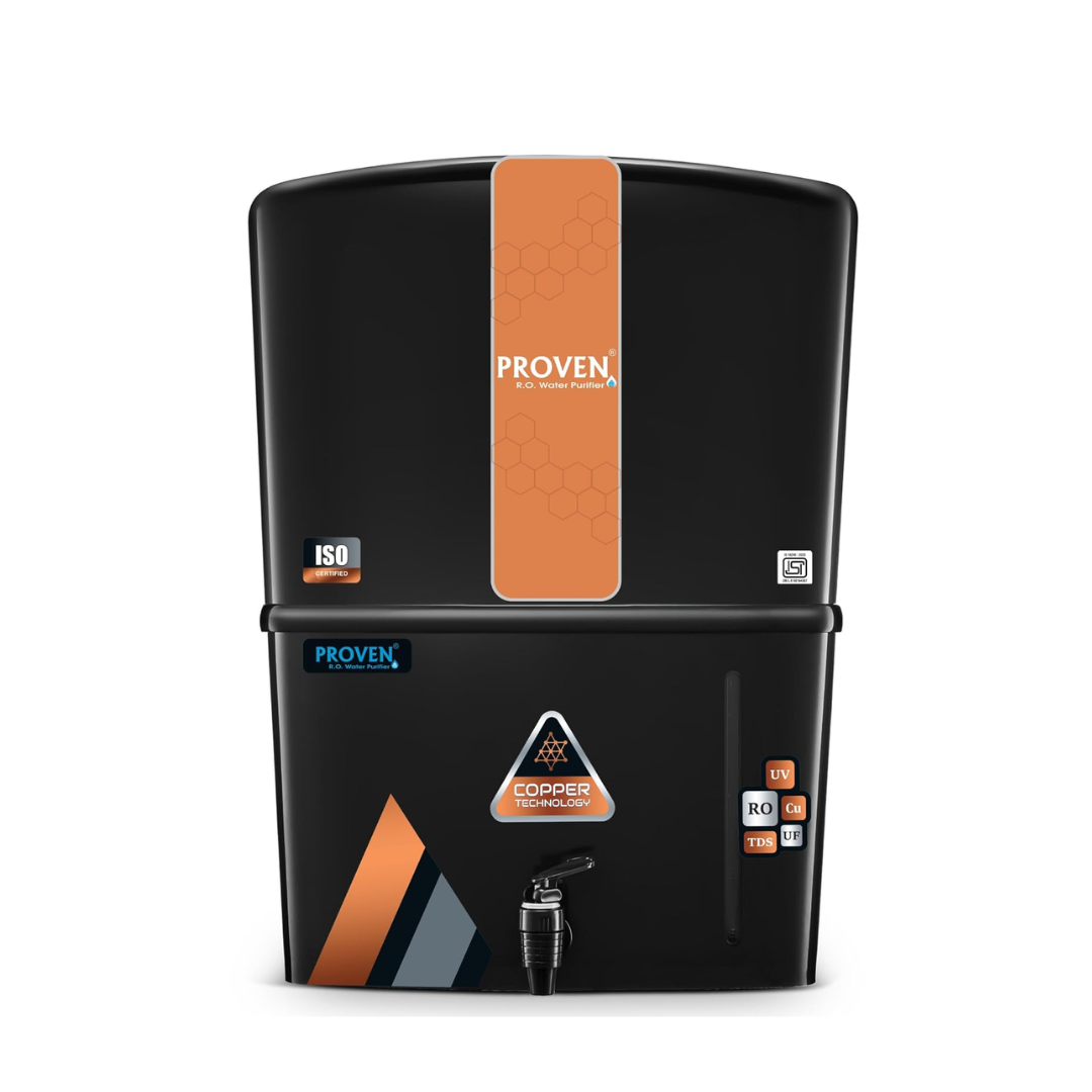 Proven Eleven RO + UV + UF Water Purifier for Home | 12L | Copper, Zinc, Alkaline | TDS Adjuster | ISI Certified