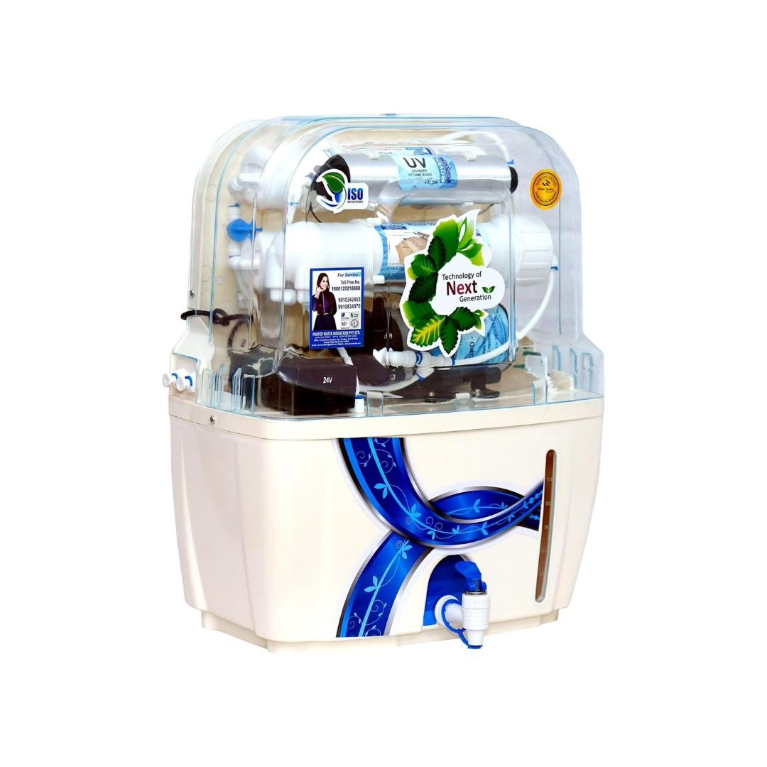 Proven Swift RO + UV + UF Water Purifier for Home | 12L | Copper, Zinc, Alkaline | TDS Adjuster | ISI Certified