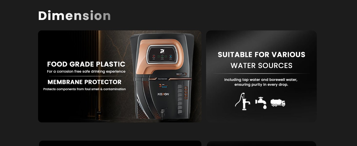 Proven Nexon Aqua Water Purifier for Home RO+UV+UF+TDS | Copper + Mineral Guard + Alkaline | For Borewell & Hard Water | 12L| ISI Approve |12 Stage | Made In INDIA | Saves 60% water| 1 year Warranty — detail 5