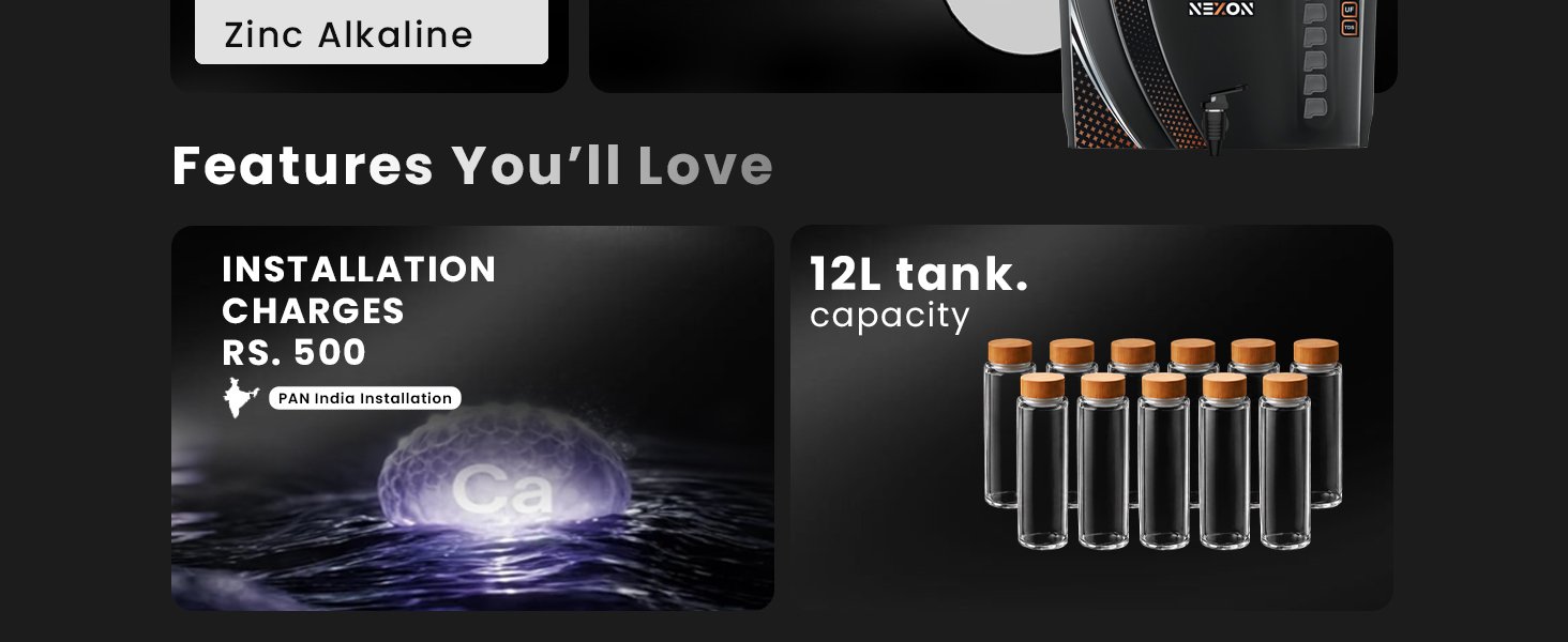 Proven Nexon Aqua Water Purifier for Home RO+UV+UF+TDS | Copper + Mineral Guard + Alkaline | For Borewell & Hard Water | 12L| ISI Approve |12 Stage | Made In INDIA | Saves 60% water| 1 year Warranty — detail 4