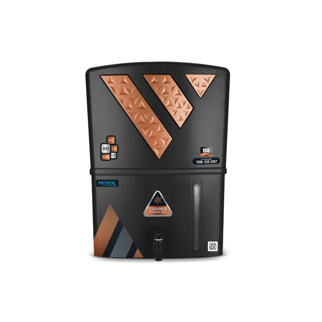 Proven Eleven RO Water Purifier | 10-Stage Purification with RO+UV+UF+TDS+AC Tech | Water Saver (Up to 60%) | Taste Adjuster | For Borewell, Tanker & Municipal Water | Made in India | 10L Storage